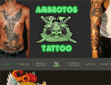 Tablet Screenshot of ambrotostattoo.com